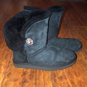 UGG Shoes - Black rhinestone Ugg’s UGG Shoes - Black rhinestone Ugg’s